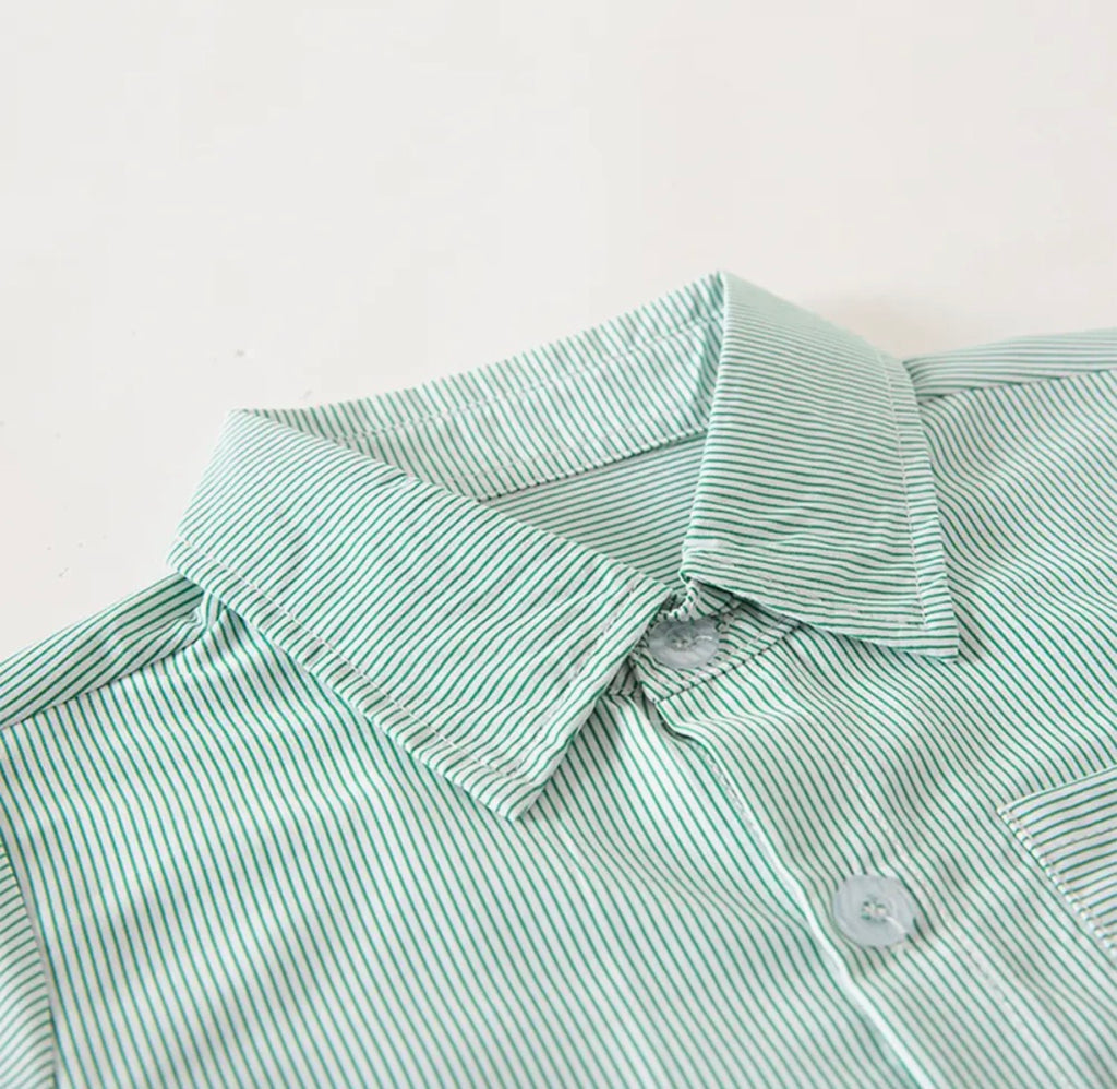 🍀 The Clover Striped Shirt 🍀