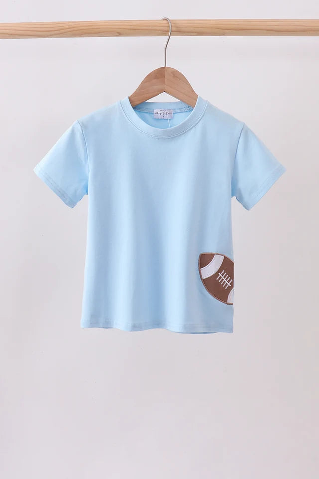 Little Blue Touchdown Shirt 🏈🩵