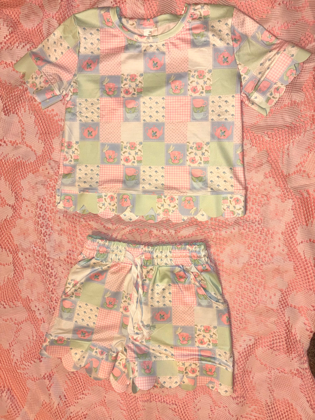Patchwork TeaCup Set 🫖💓