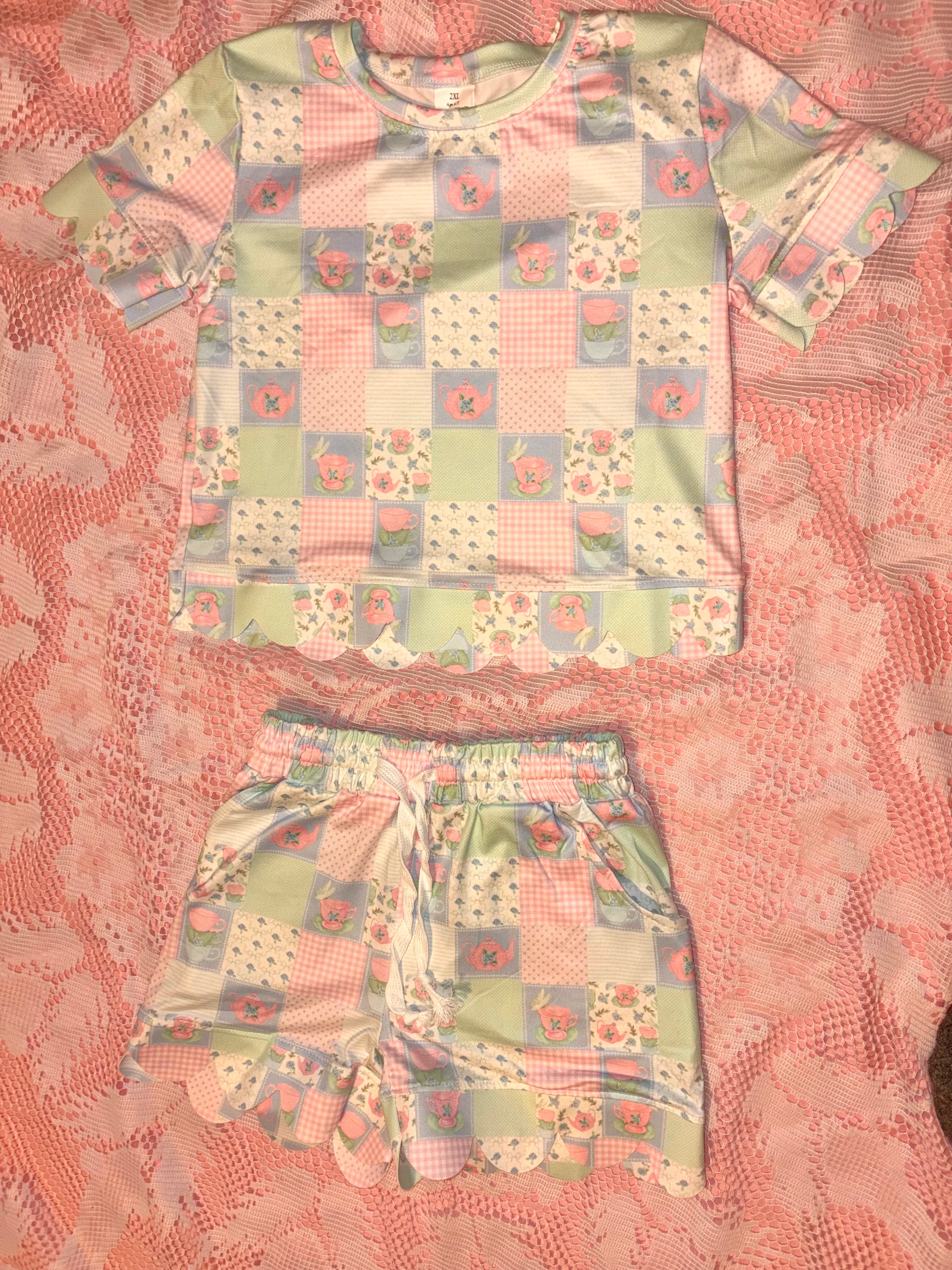 Patchwork TeaCup Set 🫖💓