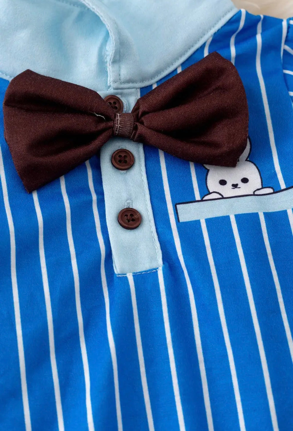 Little Beau Romper🐰💙