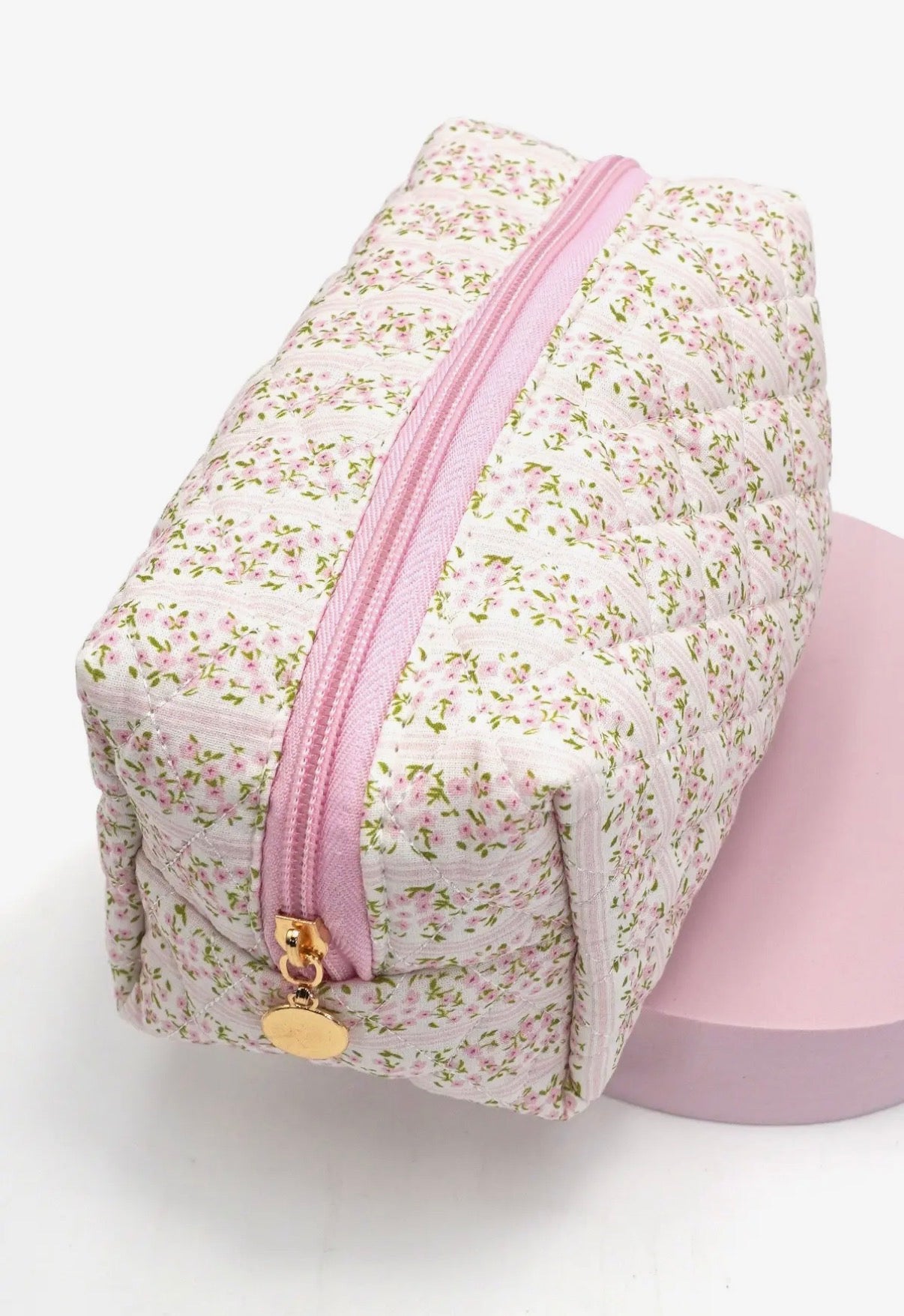 Floral Cosmetic Bag