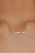 Mama Necklace — Gold