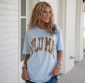 Lulu Mac Leopard Tee — Chambray
