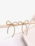 Rope Bow Earrings