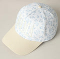 Mama Hat in Blue Floral