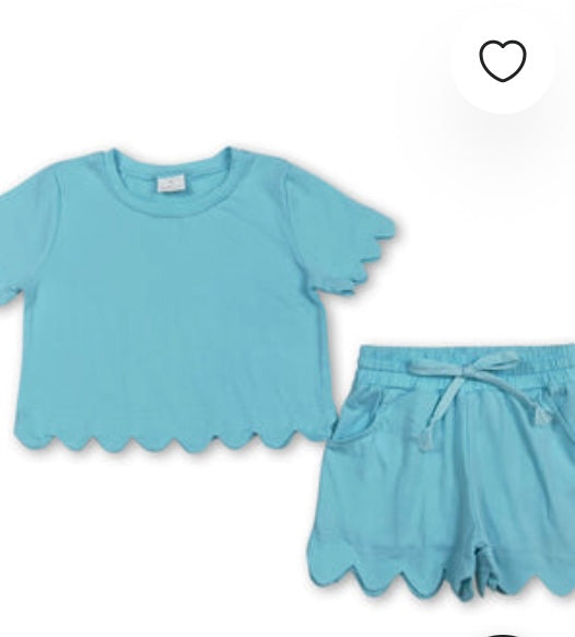 Chasing the Clouds Scallop Set ☁️🩵