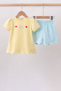 Little Apple Short Set 🍎🩵