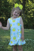 Lemon Drop Gingham Dress