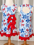 Red, White & Bows Active Dress ♥️